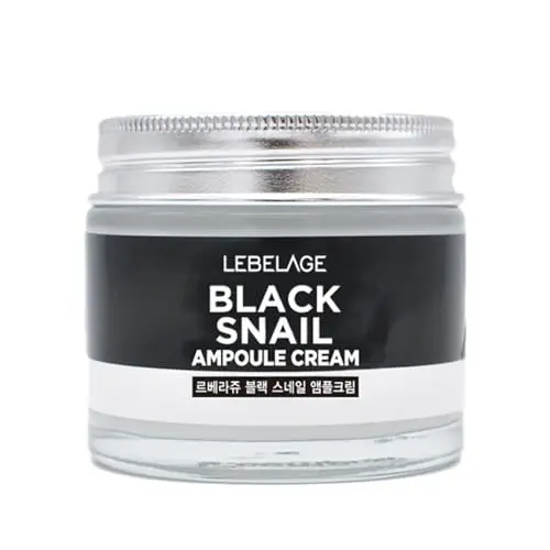 LEBELAGE - Black Snail Ampoule Cream, 70ml