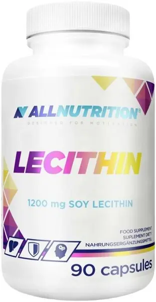 Lecitin, 90 capsule, AllNutrition