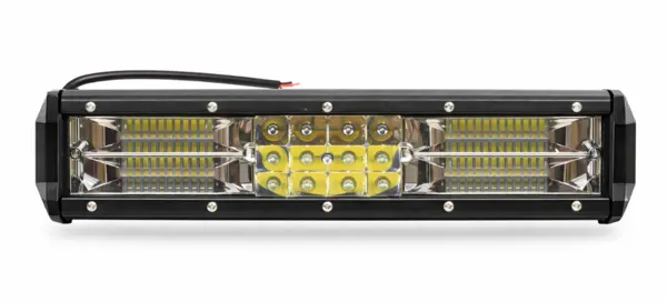 Led bar auto 12/24V putere 180W de 30cm alb+galben