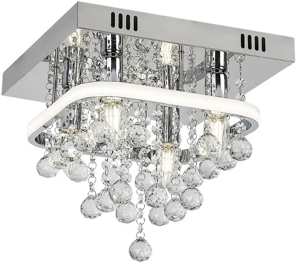 LED candelabru Rabalux - Pallas 2238, 23W, crom-alb