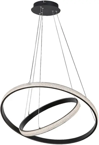LED Pendel Rabalux - Grete 72259, IP20, 60W, 3450-7150lm, 3000K, negru