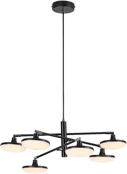 LED Pendel Rabalux - Madi 72239, IP20, 24W, 2350-3000lm, 3000K, negru mat