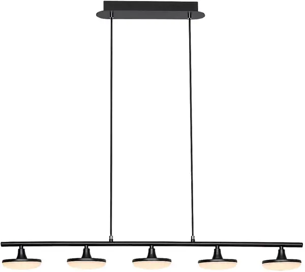 LED Pendel Rabalux - Madi 72240, IP20, 20W, 1850-2500lm, 3000K, negru mat