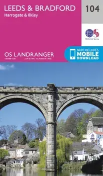 Leeds & Bradford, Harrogate & Ilkley. February 2016 ed, Sheet Map/Ordnance Survey