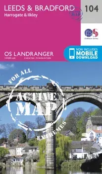 Leeds & Bradford, Harrogate & Ilkley. February 2016 ed, Sheet Map/Ordnance Survey