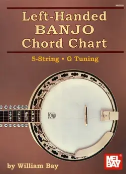Left-Handed Banjo Chord Chart. 5 String- G Tuning, Paperback/William Bay