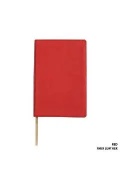Legacy Standard Bible, Handy Size Paste-Down Red Faux Leather Red Letter - Steadfast Bibles