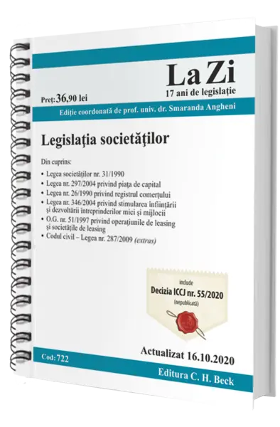 Legislatia societatilor | Smaranda Angheni