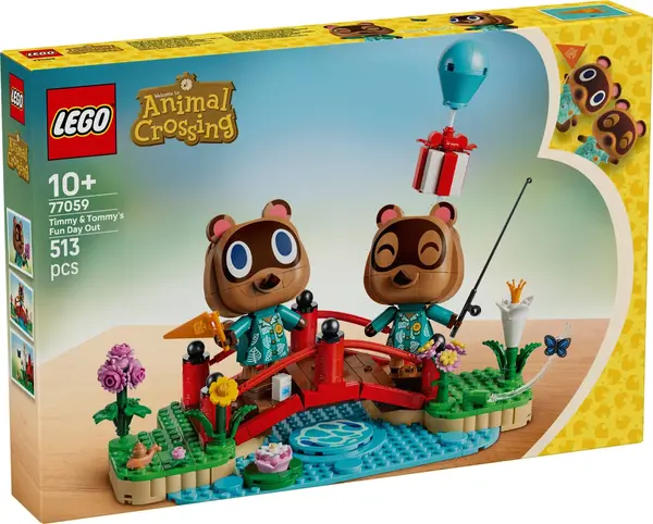 LEGO® Animal Crossing - Ziua distractiva a lui Timmy si Tommy (77059)