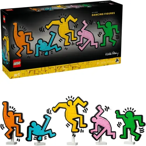 LEGO® ART - Keith Haring – Figurine care danseaza 31216, 1773 piese