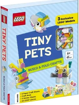LEGO® Books. Tiny Pets: Build and Fold Crafts (with 3 exclusive models, 65 pieces, craft book, craft sheets and stickers), Hardback/Buster Books