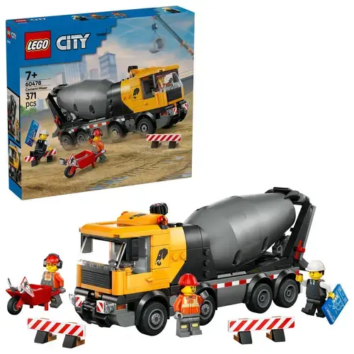 LEGO® City - Autobetoniera 60478, 371 piese