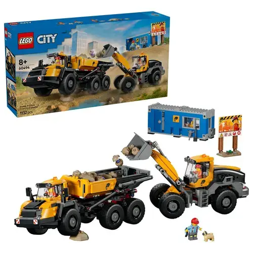 LEGO® City Camion basculant si incarcator frontal 60494, 1132 de piese