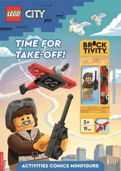 LEGO® City: Time for Take-Off! Activity Book (with Freddie Flyer minifigure and toy plane mini-build), Paperback/Buster Books