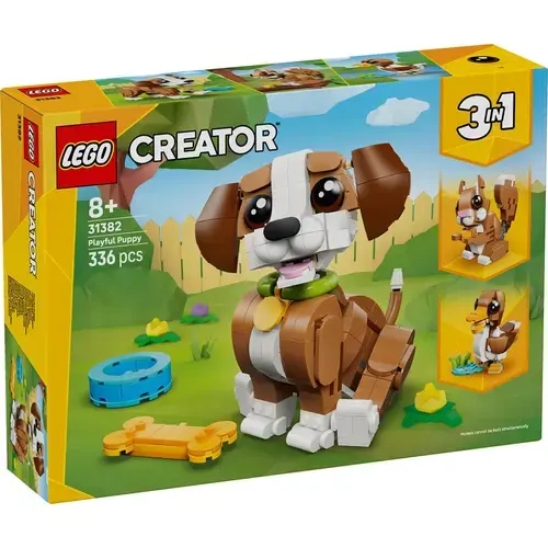 LEGO® Creator - Animale adorabile: Catelus jucaus 31382, 336 piese