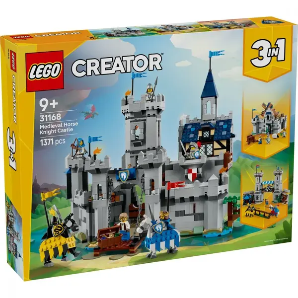 LEGO CREATOR CASTEL MEDIEVAL CU CAI SI CAVALERI 31168
