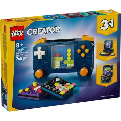 LEGO® Creator - Consola de jocuri video retro 31380, 268 piese