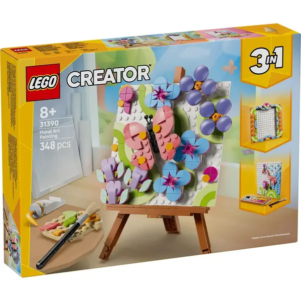LEGO® Creator - Tablou decorativ cu arta florala (31390)