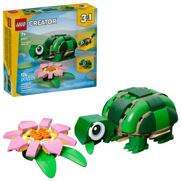LEGO Creator - Turtle with a Water Lily (31377) | LEGO