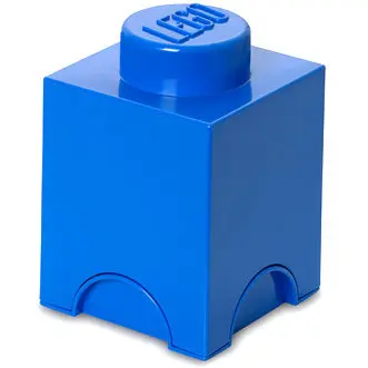 LEGO® Cutie depozitare LEGO 1x1 albastru inchis (40011731)