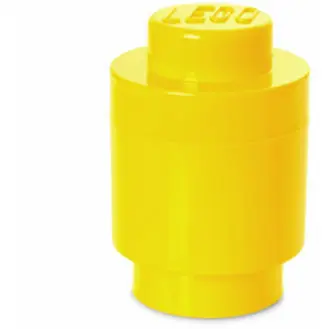 LEGO® Cutie rotunda depozitare LEGO 1x1 galben (40301732)
