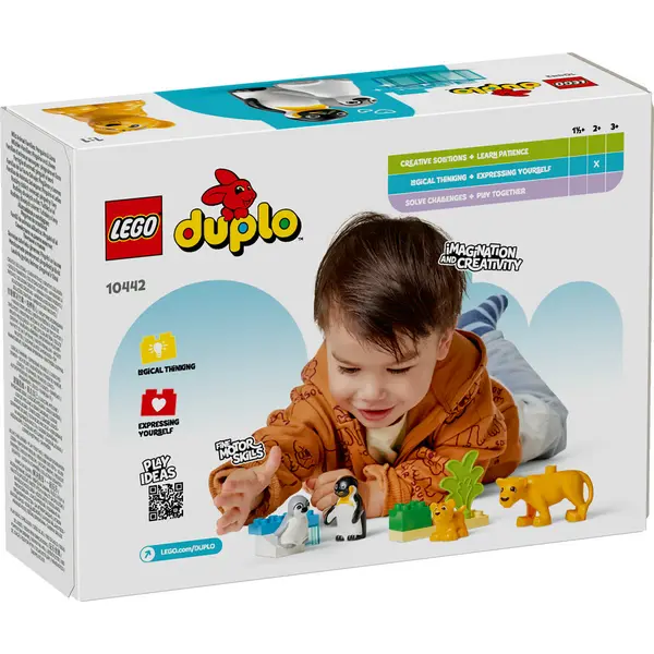 LEGO Duplo - Familii de animale salbatice: Pinguini si Lei (10442) | LEGO