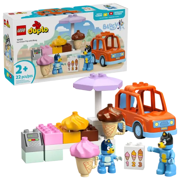 LEGO Duplo - Ice Cream Trip with Bluey (10458) | LEGO