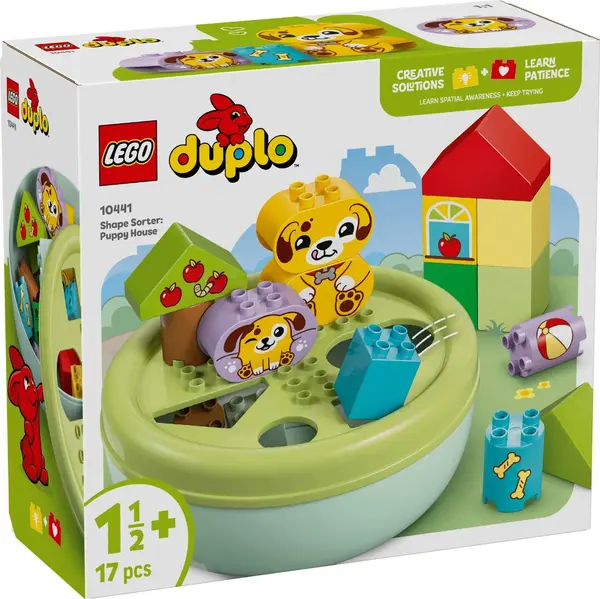 LEGO® DUPLO - Sortator de forme: casa pentru catei (10441)