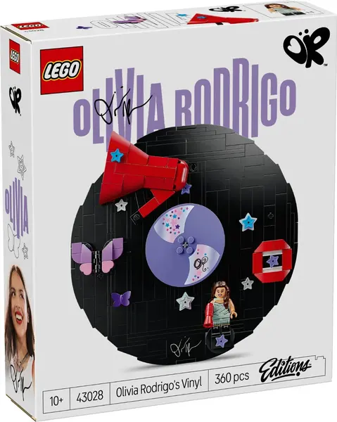 LEGO® Editions - Disc de vinil cu Olivia Rodrigo (43028)