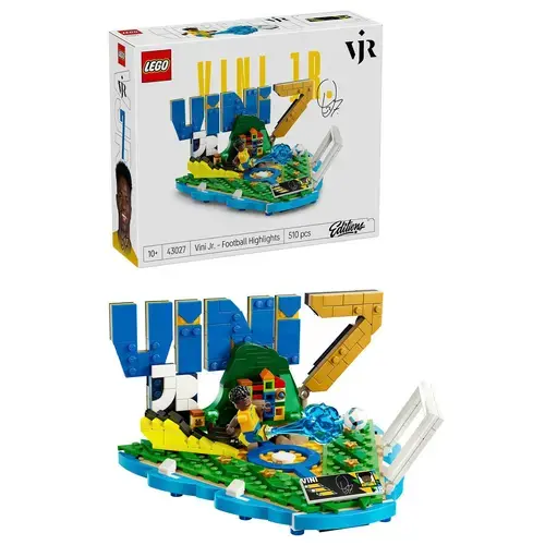 LEGO® Editions - Vini Jr. – Momente importante din fotbal 43027, 510 piese