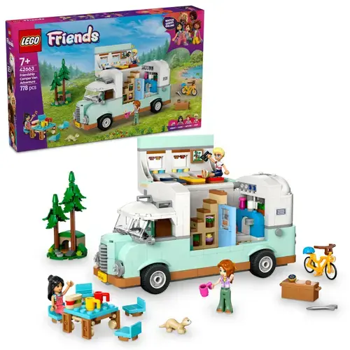 LEGO® Friends - Aventura in rulota cu prietenii 42663, 778 piese