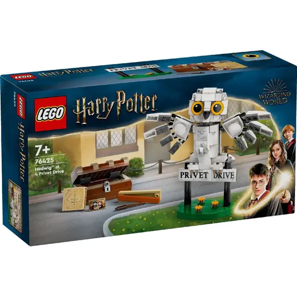 Lego Harry Potter Hedwig pe Privet Drive Nr. 4 (76425)