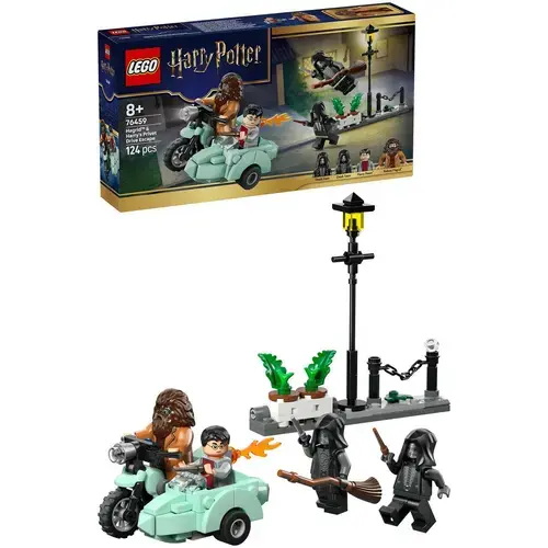 LEGO® Harry Potter TM - Hagrid™ si Harry in fuga de pe Aleea Boschetelor 76459, 124 piese