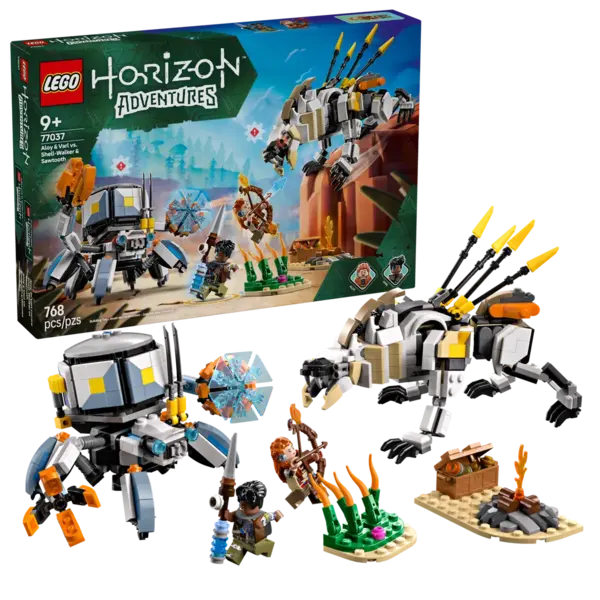 LEGO Horizon Adventures - Aloy & Varl vs. Shell-Walker & Sawtooth (77037) | LEGO