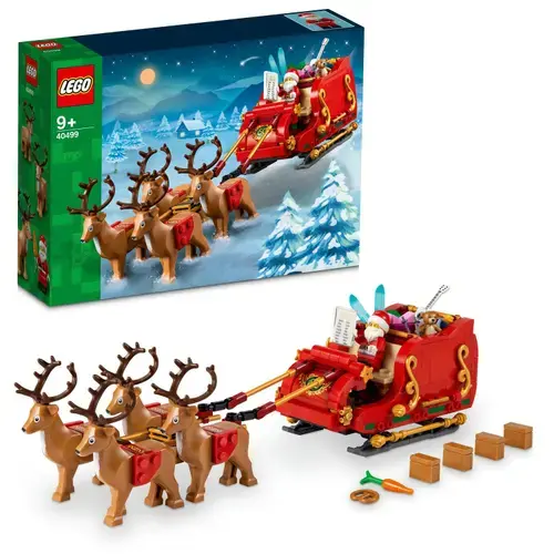 LEGO® Icons Creator Expert - Sania lui Mos Craciun 40499, 343 piese