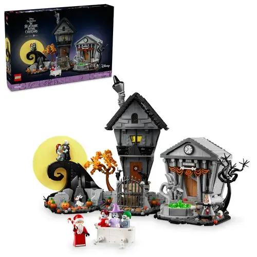 LEGO® Ideas - Cosmar inainte de Craciun de la Tim Burton pe Disney 21351, 2193 piese