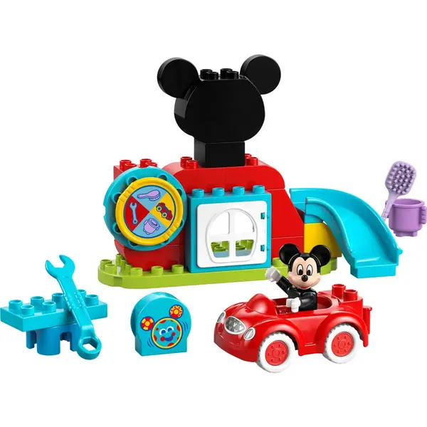 LEGO® Jucarie LEGO DUPLO, Clubul si masina lui Mickey Mouse