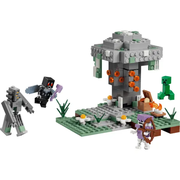 LEGO® Jucarie LEGO® Minecraft - Gradina Palida 21586, 243 piese, 7+ ani