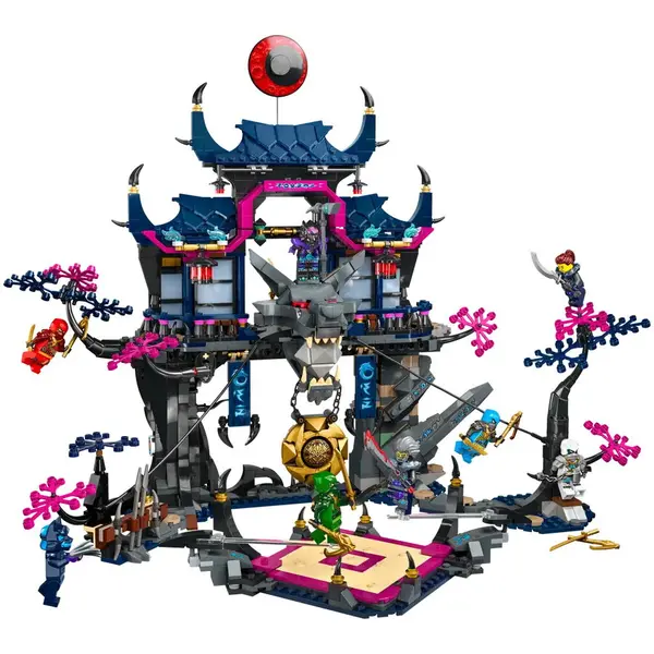 LEGO® Jucarie LEGO Ninjago 71813, Dojoul Umbrelor cu masca de lup, 1190 piese, 9+ ani
