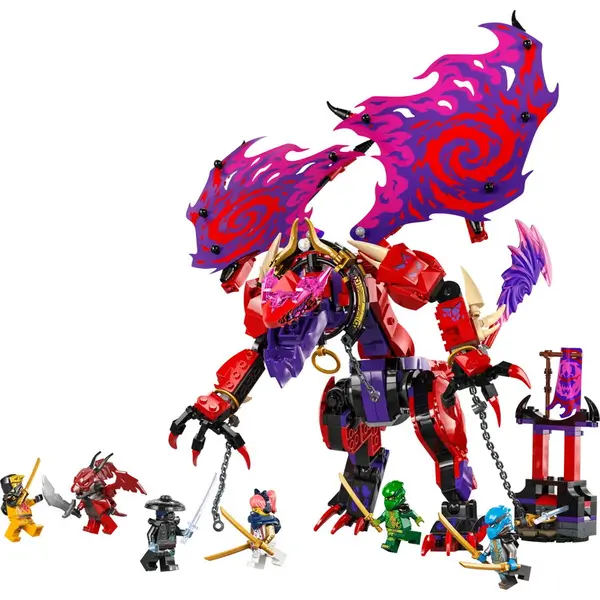 LEGO® Jucarie LEGO NINJAGO, Dragonul haosului Thunderfang