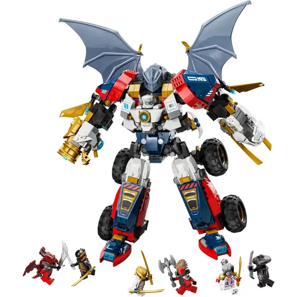 LEGO® Jucarie LEGO NINJAGO, Ultrarobotul combinat al lui Zane