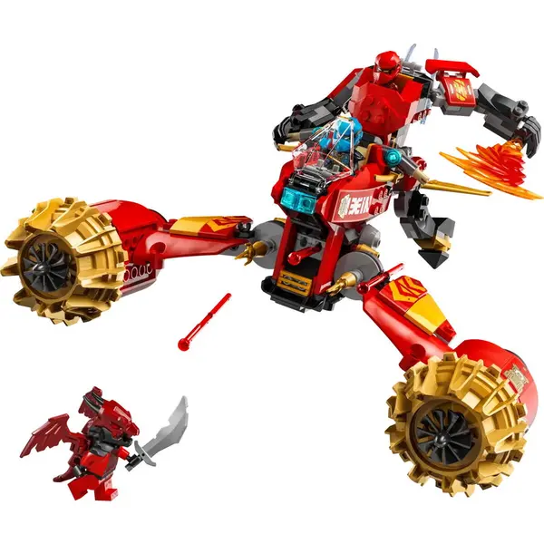 LEGO® Jucarie LEGO NINJAGO, Vehiculul-robot zburator al lui Kai
