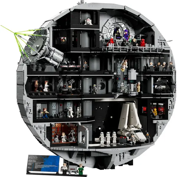 LEGO® Jucarie LEGO STAR WARS 75419, Steaua Mortii, 9023 piese, 18+ ani
