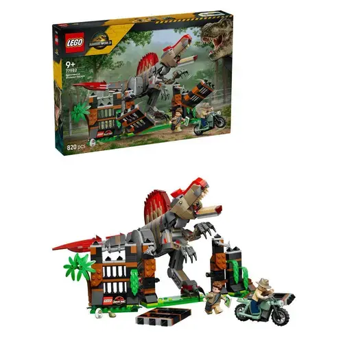 LEGO® Jurassic World Spinosaurus dezlantuit 77982, 820 piese