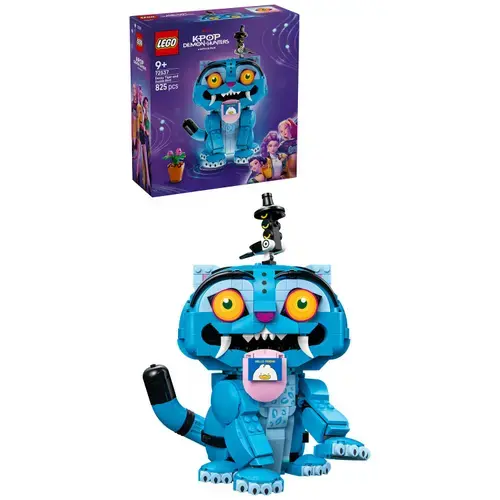LEGO® KPop Demon Hunters ǀ Tigrul Derpy si cotofana Sussie, 825 piese