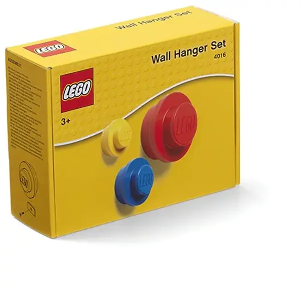 LEGO® LEGO Cuier de perete set classic - galben, albastru, rosu (40161732)