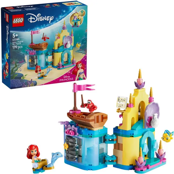 LEGO® LEGO® Disney Princess - Minipalatul magic al lui Ariel 43285, 179 piese