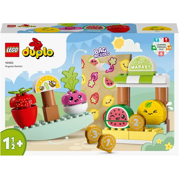 LEGO® LEGO® DUPLO® - Prima mea piata de produse bio 10983, 40 piese
