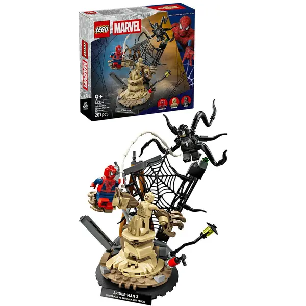 LEGO® LEGO® Marvel - Batalie memorabila: Omul Paianjen vs Sandman 76334, 201 piese