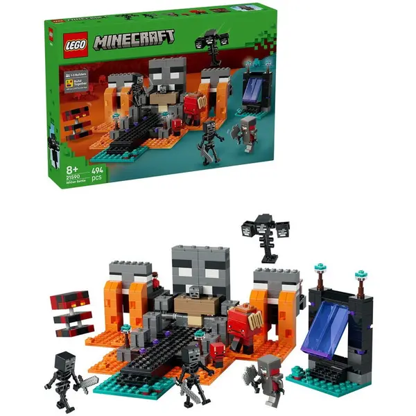 LEGO® LEGO® Minecraft - Lupta cu Wither 21590, 494 piese